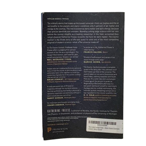 The Cosmic Cocktail Book Three Parts Dark Matter by Katherine Freese Paperback - Picture 7 of 15